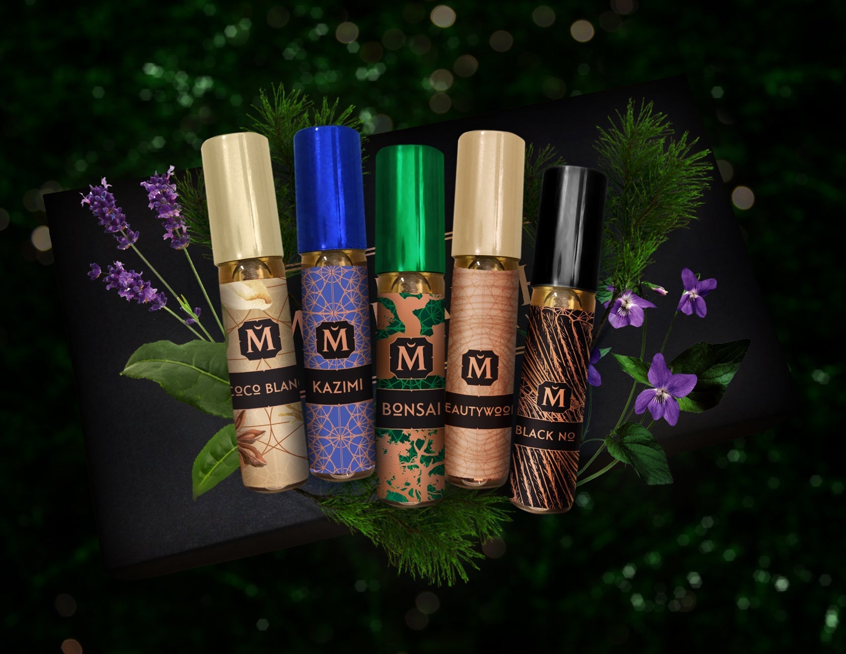 Matriarch Perfumes Best Sellers Sample Set: Natural, Artisan & Organic High Perfumery Discovery Kit