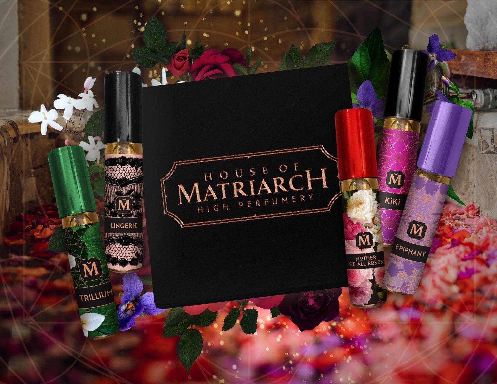 Matriarch Perfumes Floral High Perfumery Discovery Kit: Floral Notes for Your Softer Side