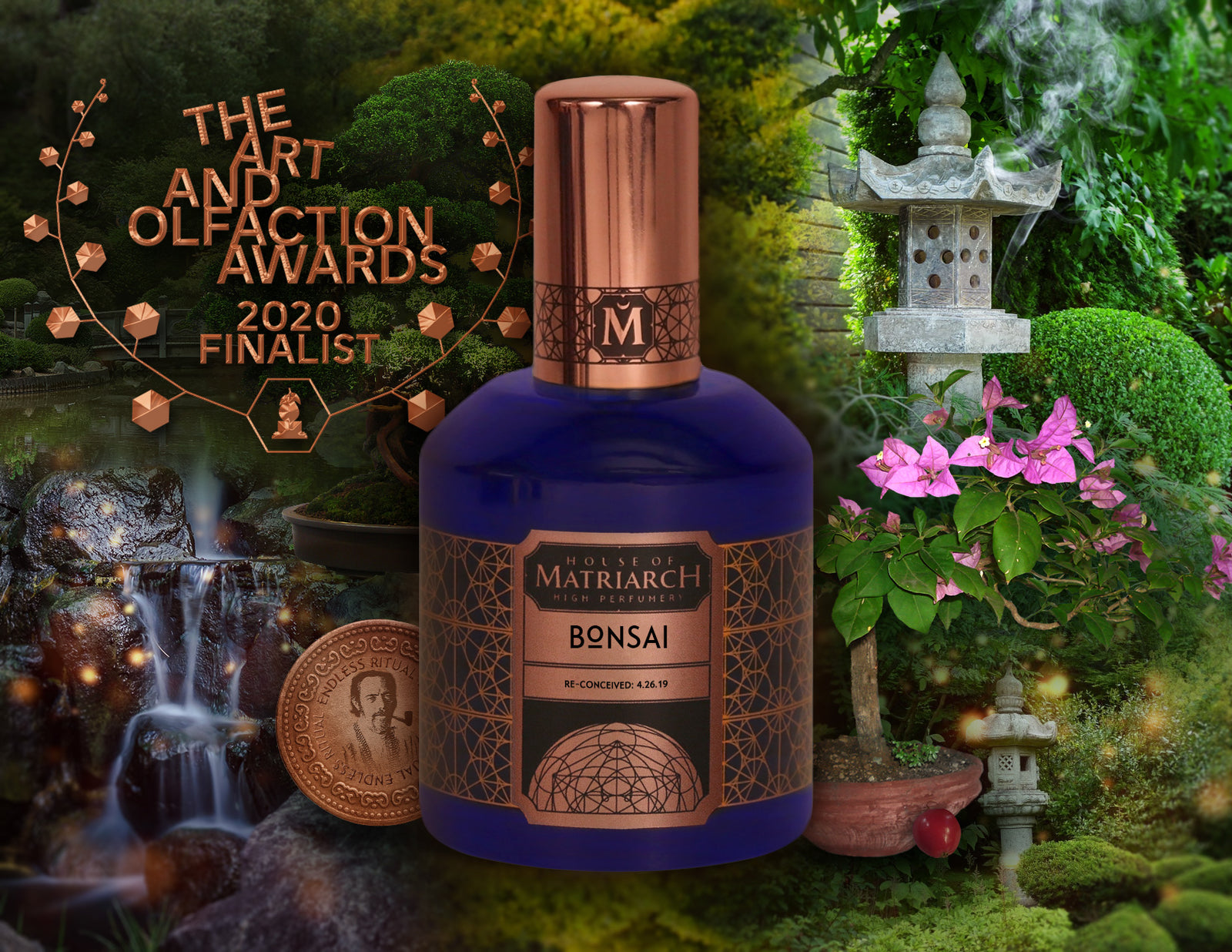 BONSAI by House of Matriarch.  Finalist in the Artisan Category at the 7th annual Art and Olfaction Awards