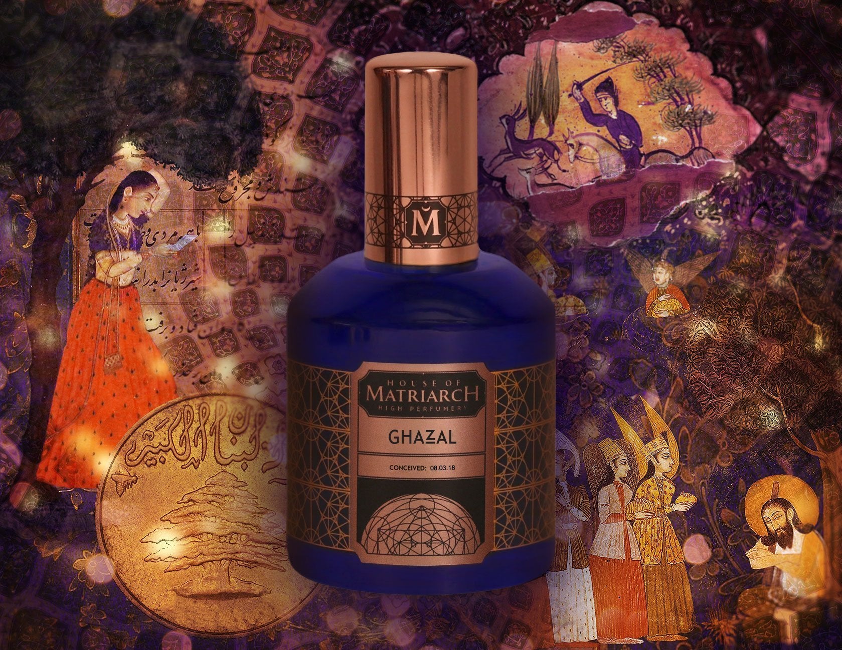 GHAZAL - The Fragrance of Eternal Desire.  Featuring Rarest Essence in Perfumery - Cedars of Lebanon