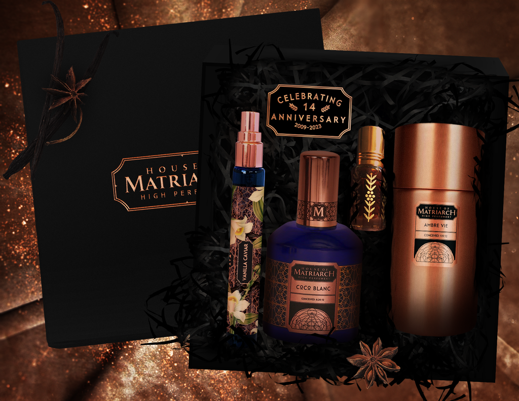 House of Matriarch - SEATTLE, WA - Natural, Organic, Vegan, Artisan & Niche High Perfumery Epicurean Anniversary Treasure Chest
