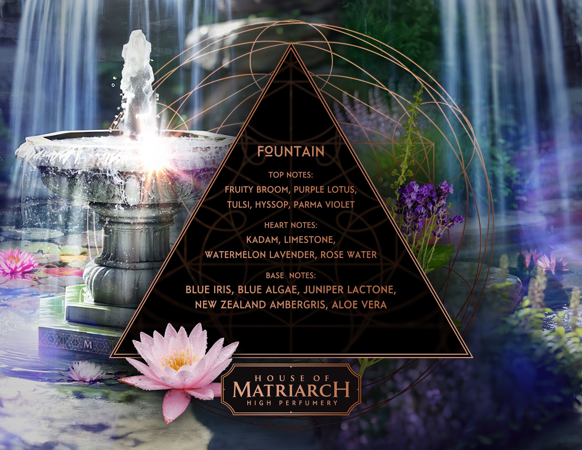 House of Matriarch High Perfumery FOUNTAIN - Fresh Water High Pefumery