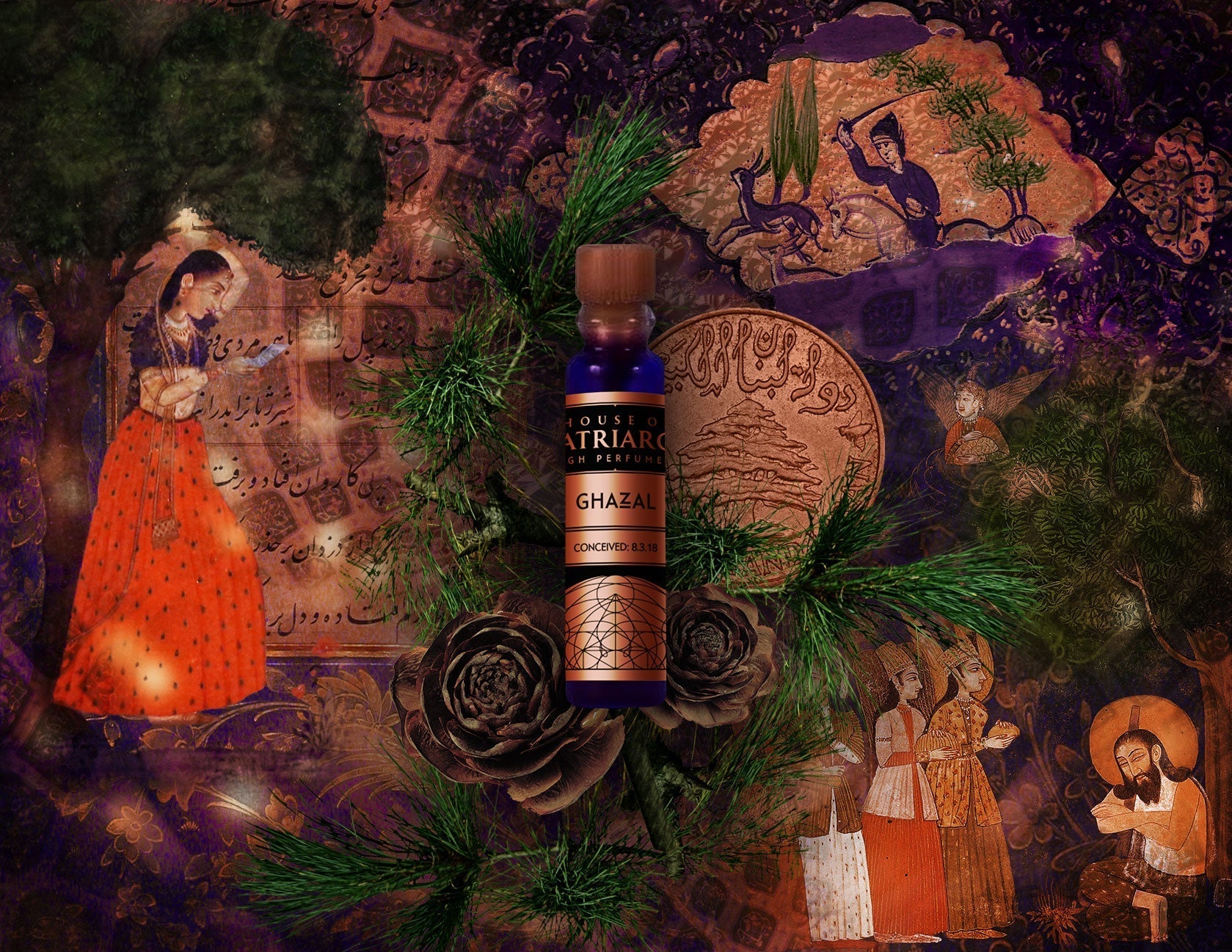 House of Matriarch - SEATTLE, WA - Natural, Organic, Vegan, Artisan & Niche High Perfumery GHAZAL - 2024 Small Batch Vintage with House Extraction of Cedrus Libani