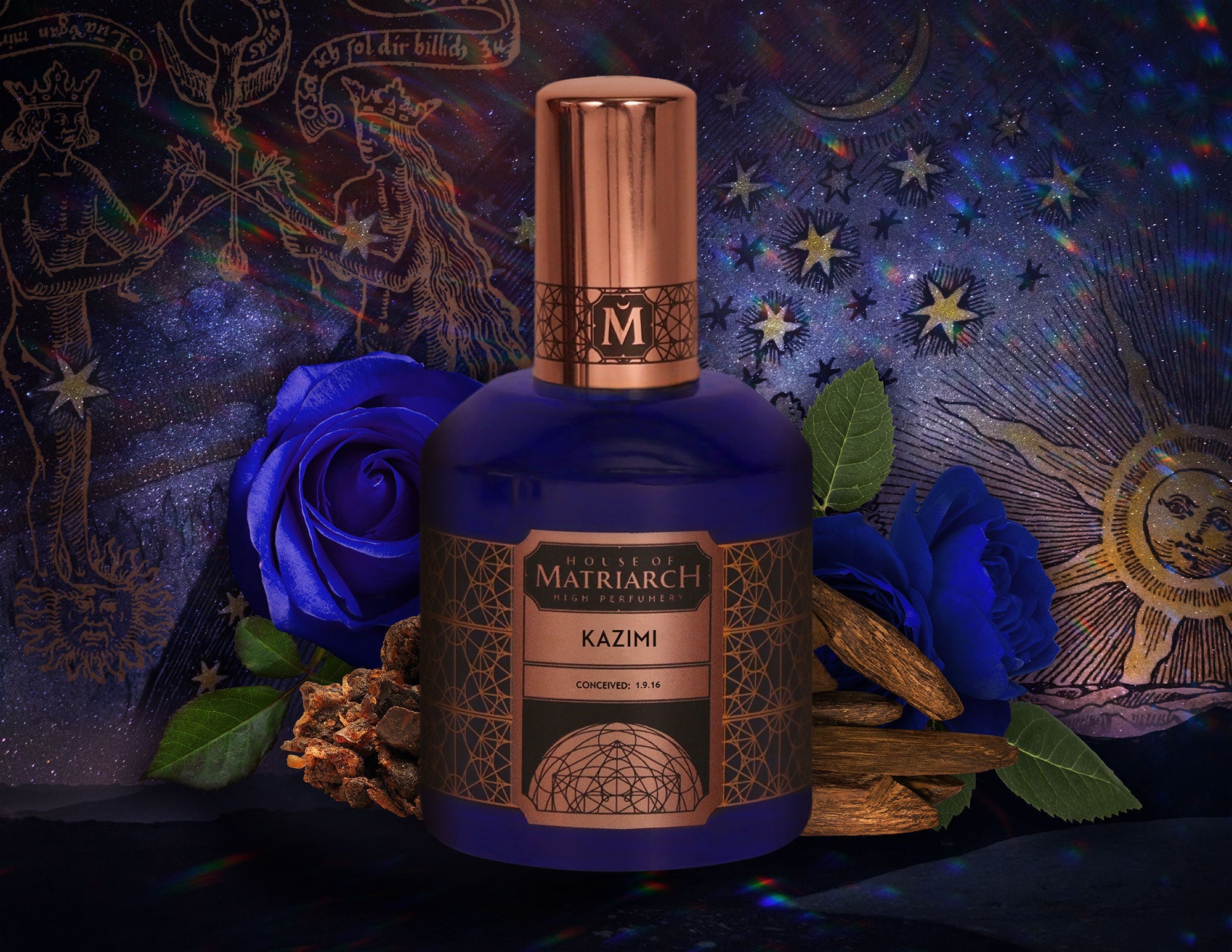 KAZIMI - Blue Rose Perfume - The Best Masculine Rose Fragrance