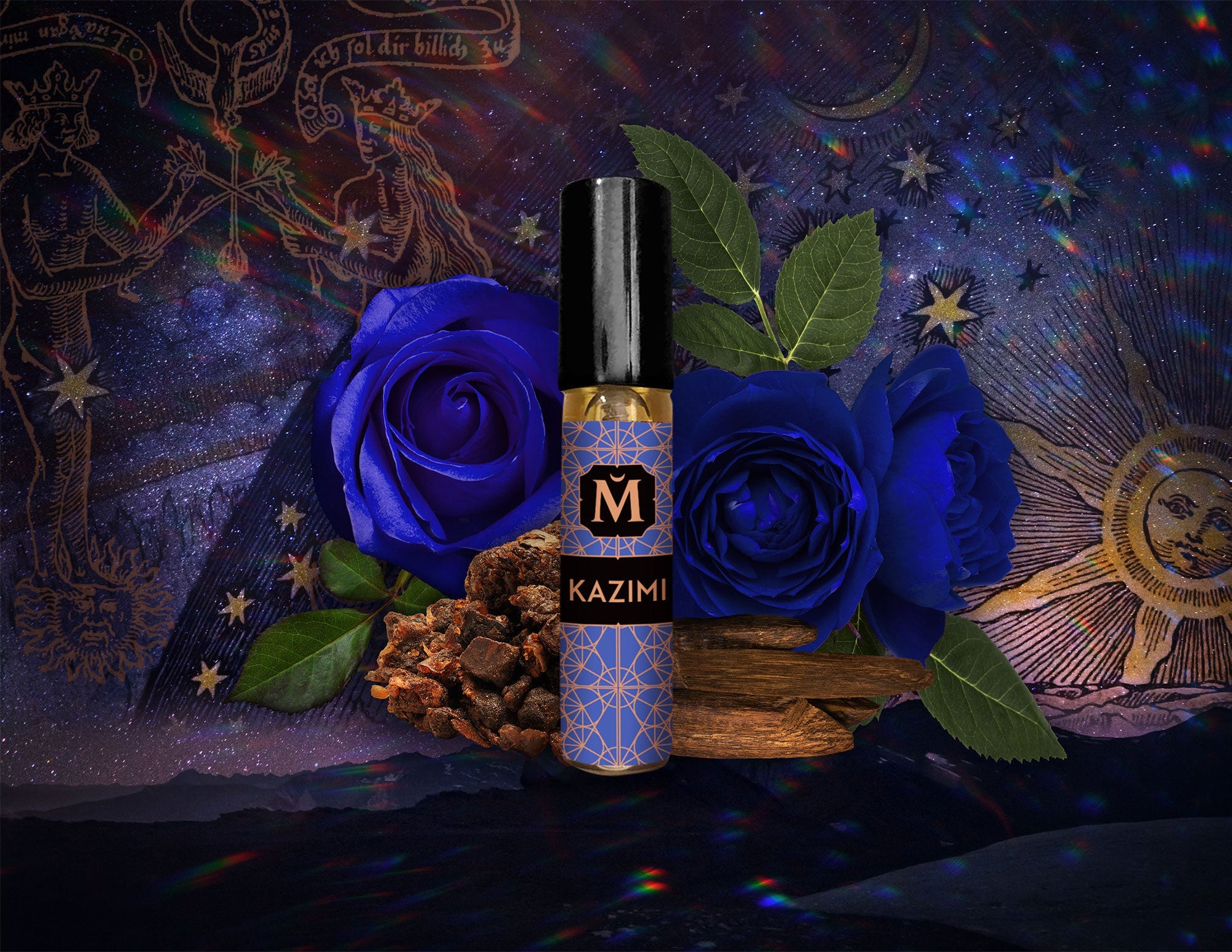 KAZIMI - Blue Rose Perfume - The Best Masculine Rose Fragrance