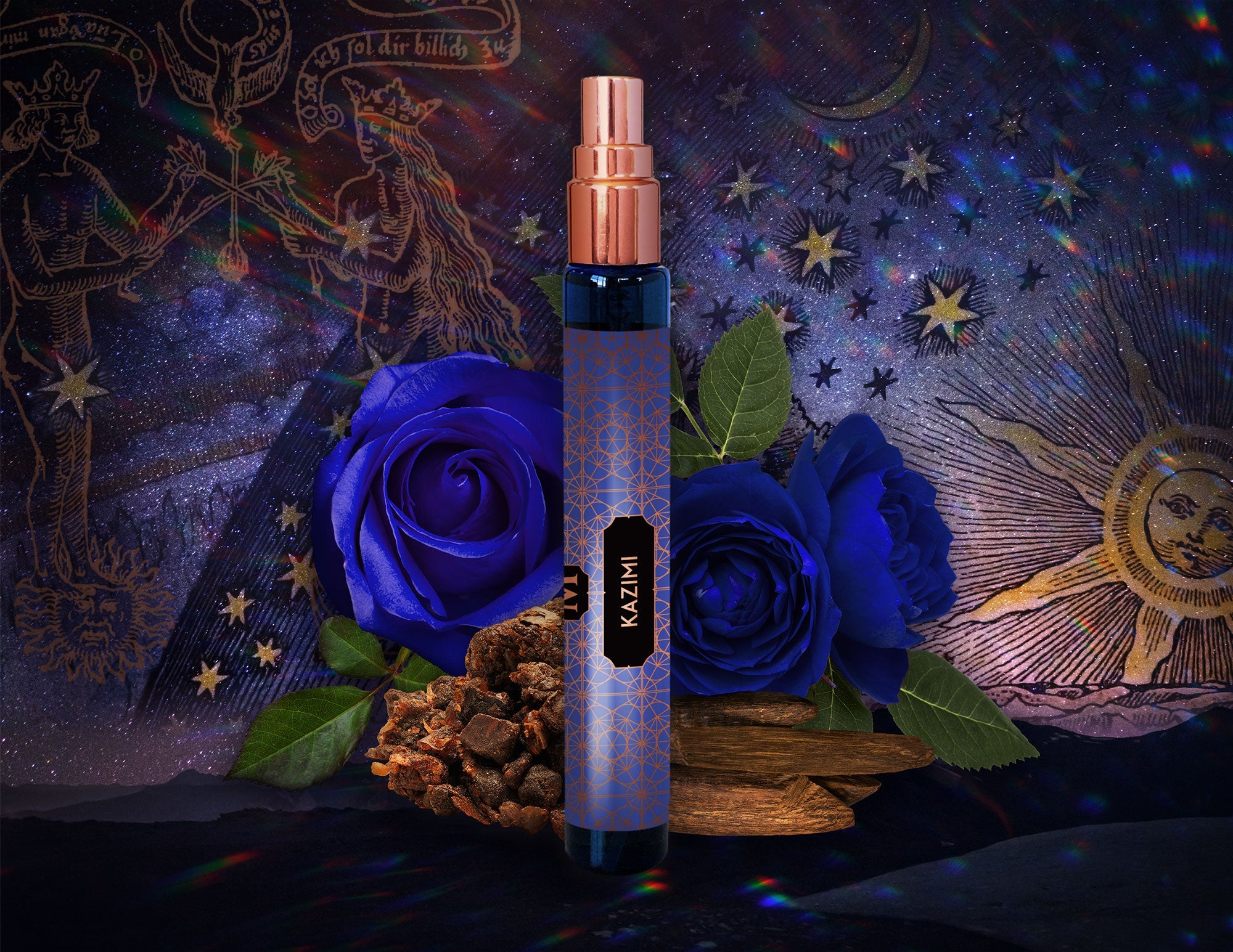 KAZIMI - Blue Rose Perfume - The Best Masculine Rose Fragrance