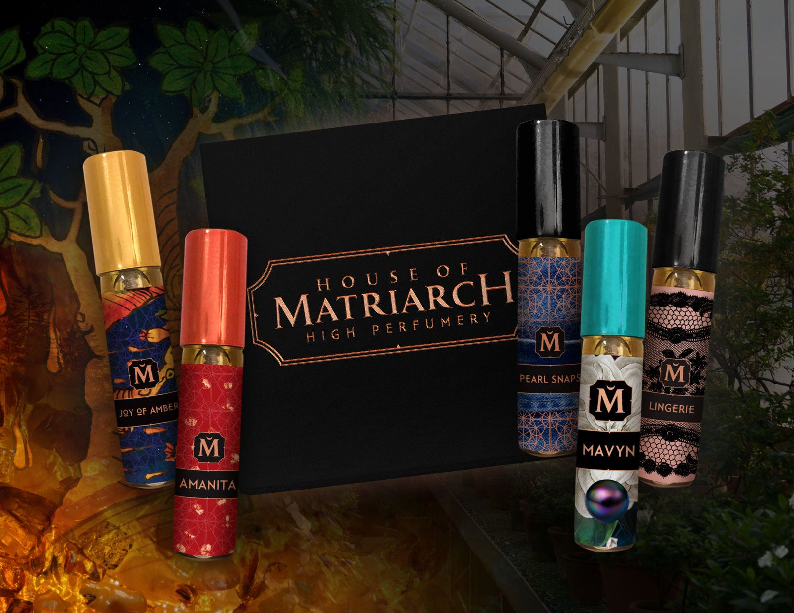 House of Matriarch - SEATTLE, WA - Natural, Organic, Vegan, Artisan & Niche High Perfumery NEW RELEASES High Perfumery Discovery Set