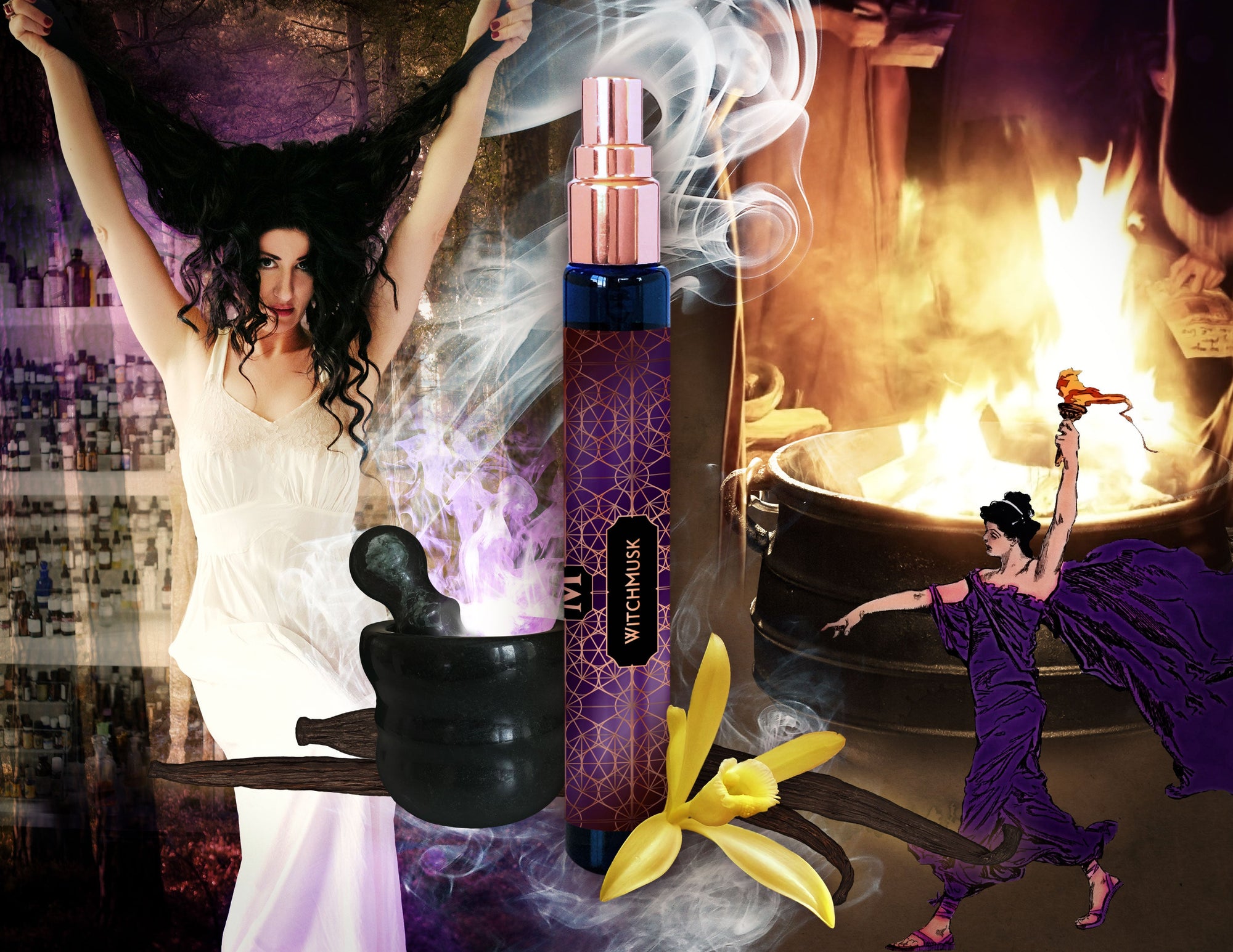 House of Matriarch - SEATTLE, WA - Natural, Organic, Vegan, Artisan & Niche High Perfumery WITCHMUSK - The Fragrance of Magic