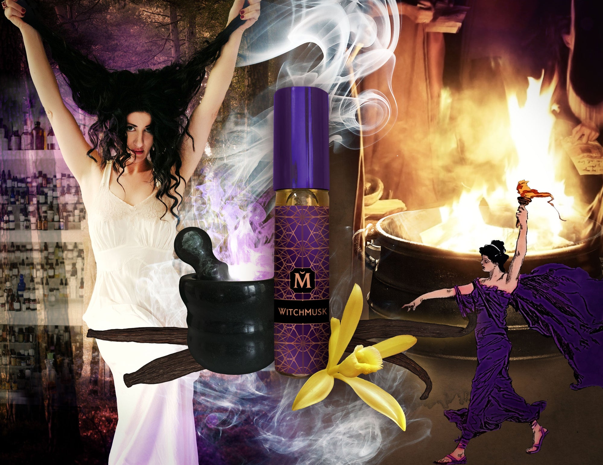 House of Matriarch - SEATTLE, WA - Natural, Organic, Vegan, Artisan & Niche High Perfumery WITCHMUSK - The Fragrance of Magic