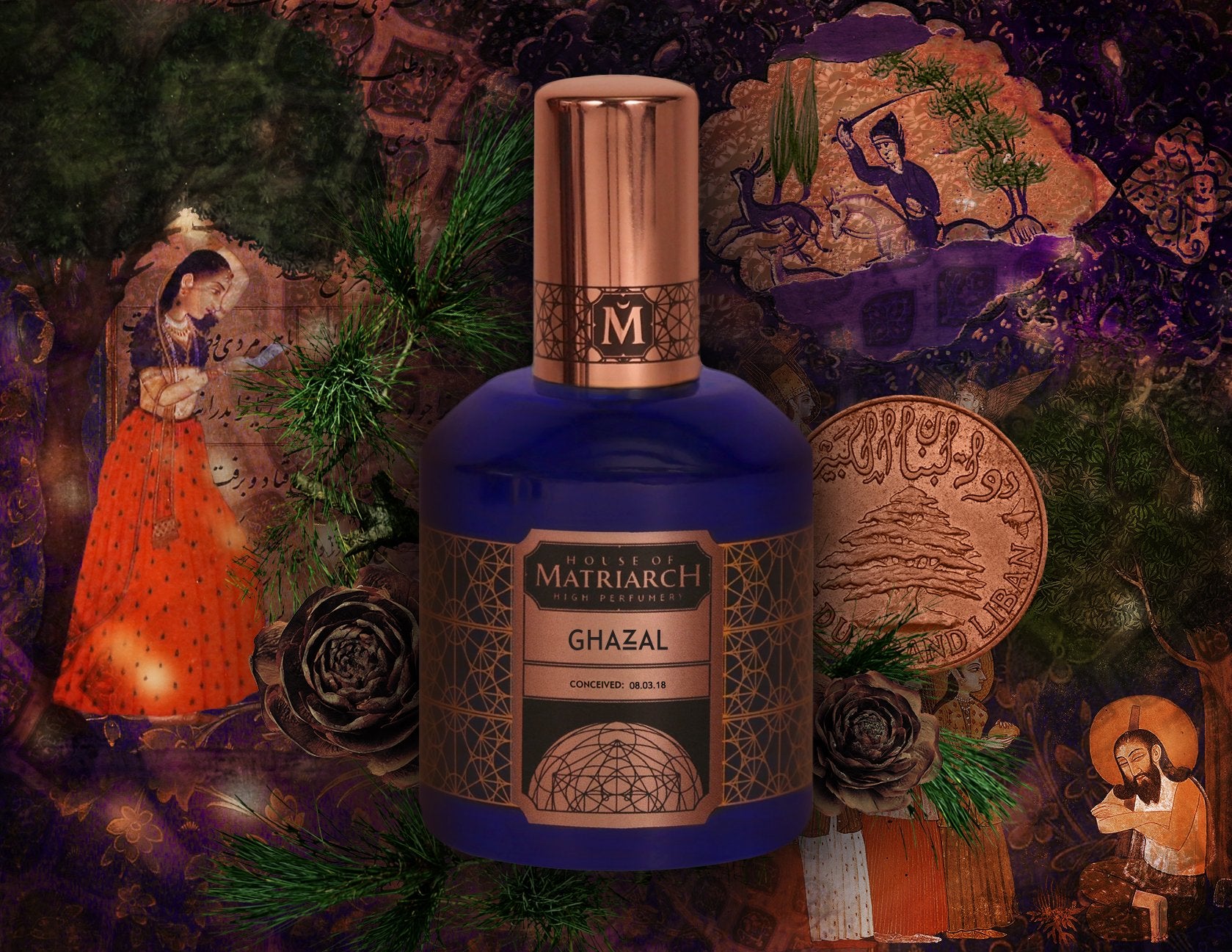 House of Matriarch - SEATTLE, WA - Natural, Organic, Vegan, Artisan & Niche High Perfumery GHAZAL - 2021 Small Batch Vintage with House Distillation of Cedrus Libani