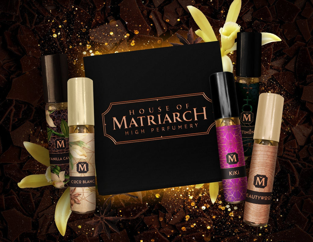 Matriarch Perfumes Gourmand High Perfumery Discovery Set: Mouthwatering Natural Fragrances