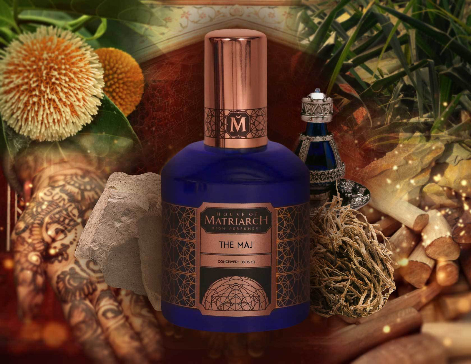 Matriarch Perfumes The Maj - 100% Natural Artisan Fine Fragrance - An ode to Majmua