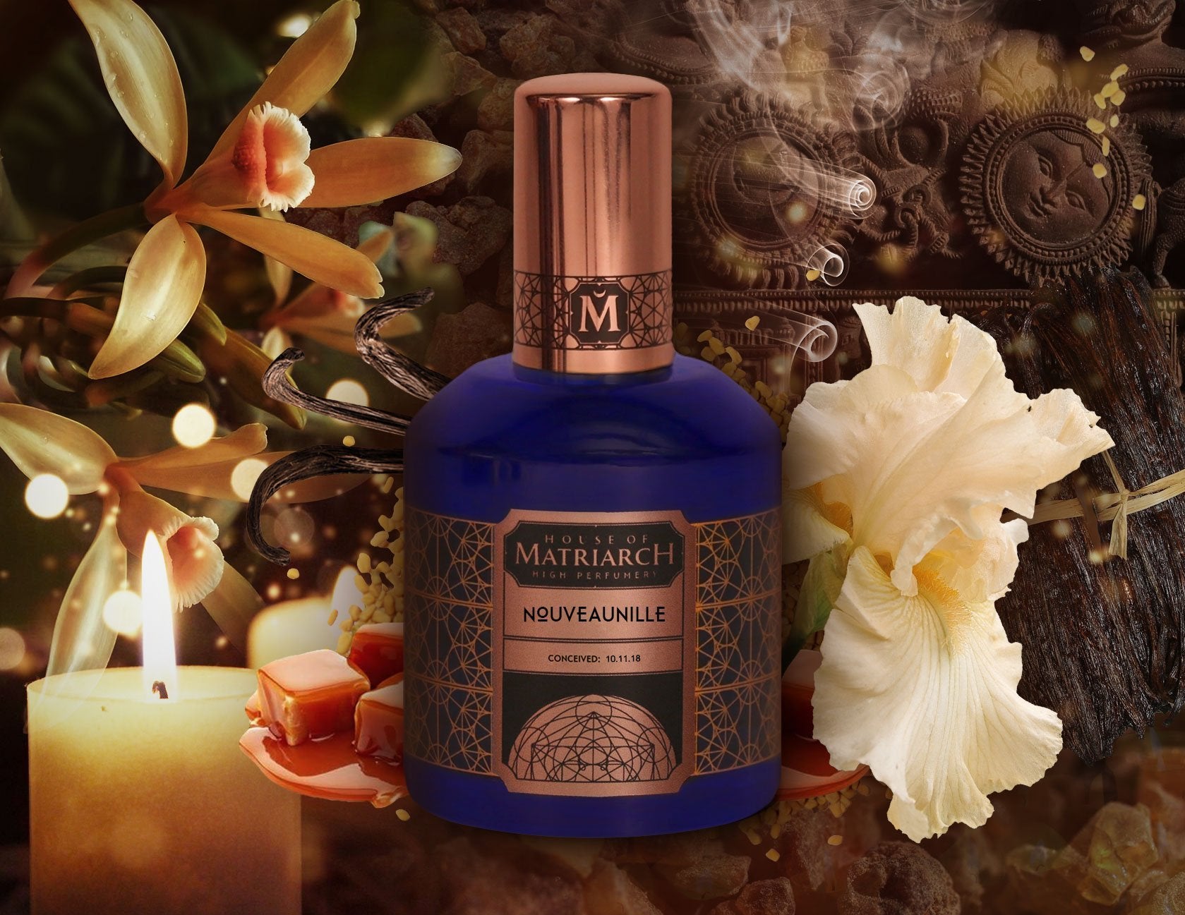 House of Matriarch - SEATTLE, WA - Natural, Organic, Vegan, Artisan & Niche High Perfumery NOUVEAUNILLE - New Unisex Niche Gourmand Fragrance