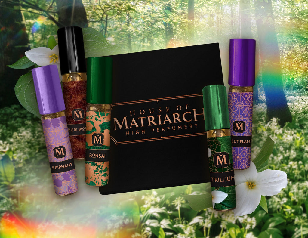 House of Matriarch - SEATTLE, WA - Natural, Organic, Vegan, Artisan & Niche High Perfumery Spring High Perfumery Discovery Set - Trending Natural Fragrances