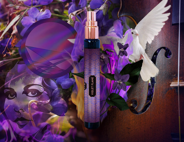 VIOLET FLAME - Natural Violet / Orris Perfume - House of Matriarch